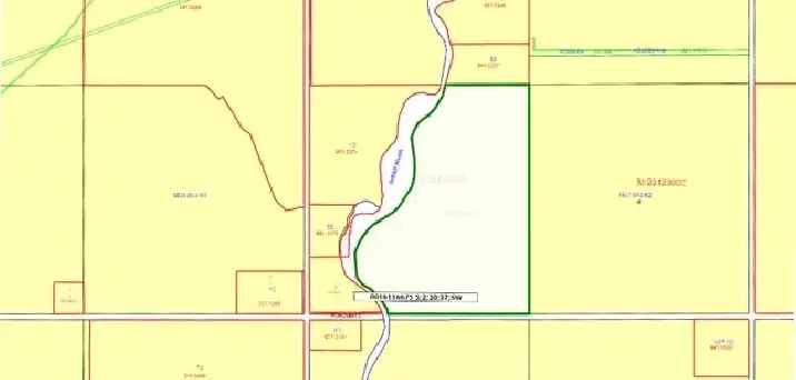 104.7 Riverfront acres in Foothills County