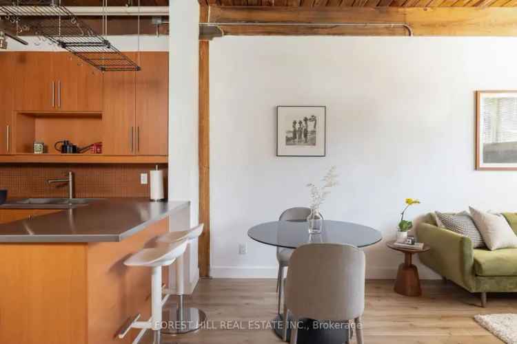 Buy authentic loft apartment in Roncesvalles with character and features