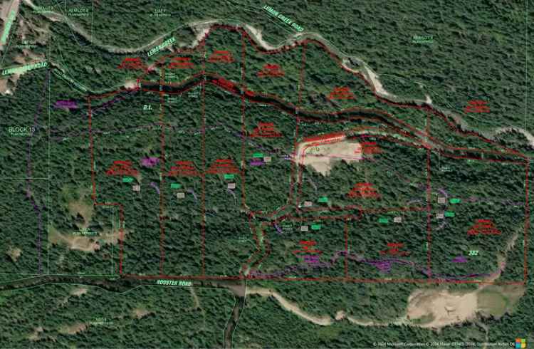 Creekfront Acreage Subdivision Slocan BC 8 Parcels