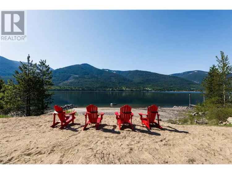Waterfront Lot Kootenay Lake Stunning Views Family Share or Dream Home