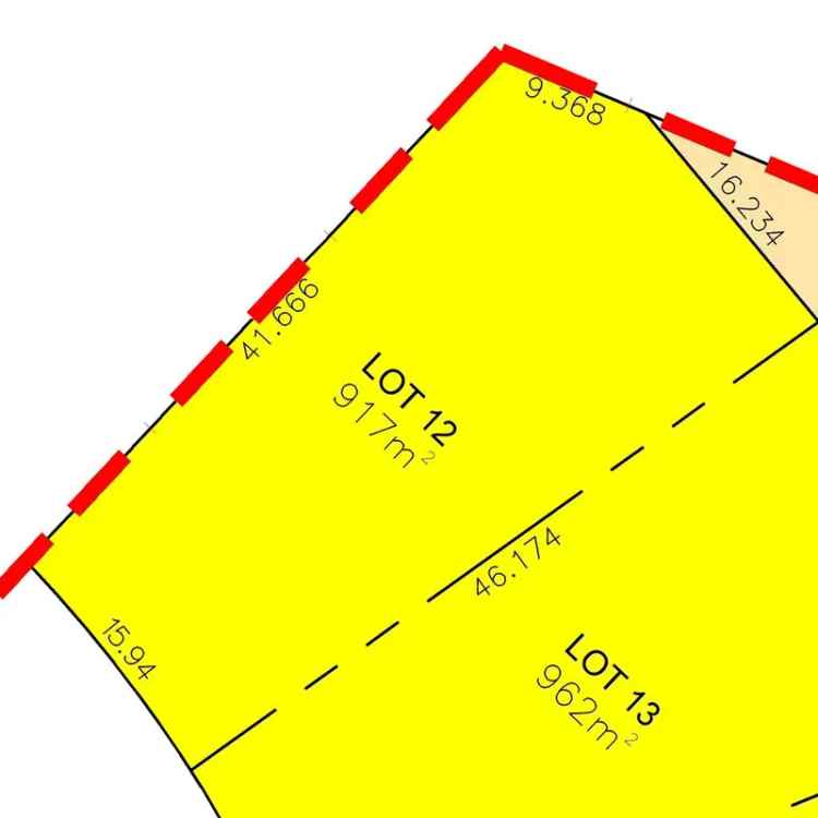 Large View Lot for Sale in Ridgecrest Estates