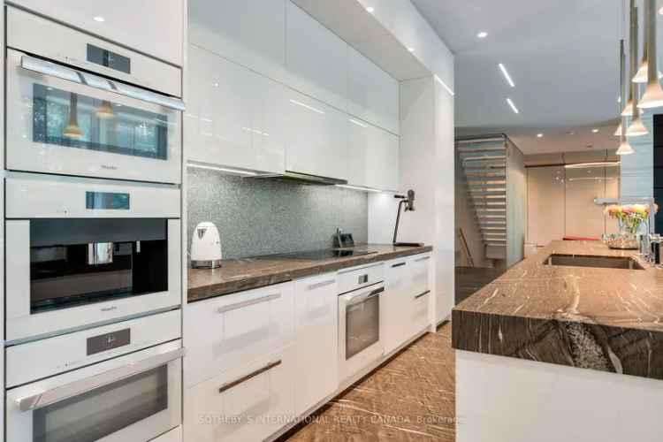 Buy Modern Glass Home in Prestigious Toronto Location with Spa and Pool