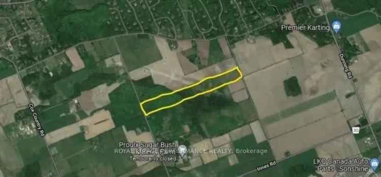 50-Acre Land Near Orleans with Walking Trail and Development Potential