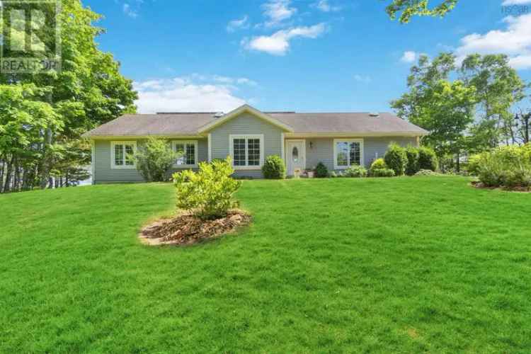15-Acre Bay of Fundy View Home with Solar Panels and Outbuildings
