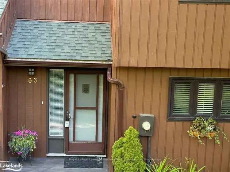 Townhouse For Sale in Bracebridge, Ontario