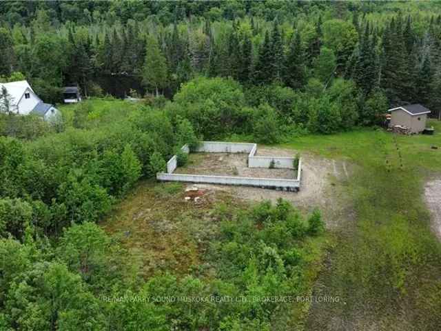 Waterfront Lot Burk's Falls Magnetawan River Off Grid Living