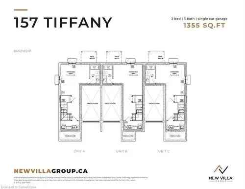 Luxury Townhome in Cambridge Ontario Near Schools and 401