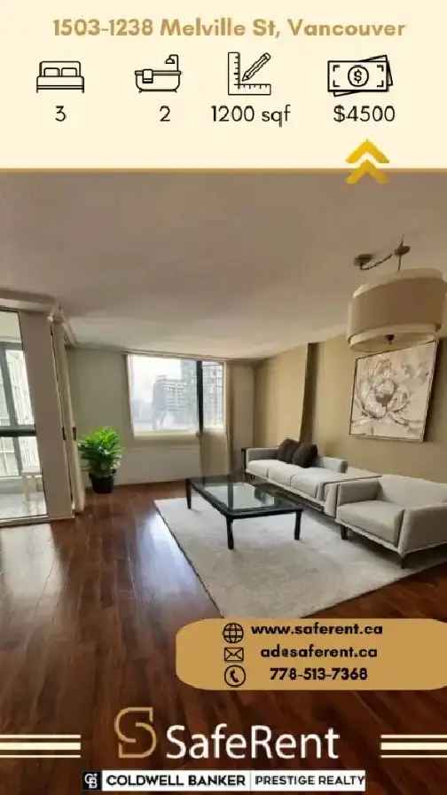 Three Bedroom Coal Harbour