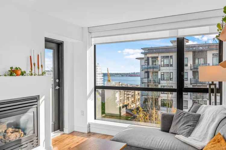 Lower Lonsdale Ocean View Condo 1 Bed + Den
