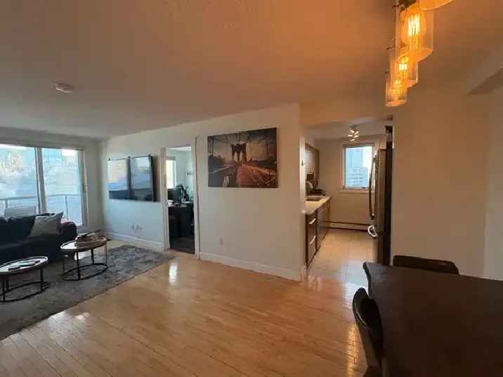 Rent 2 Bedroom Condo in Downtown Edmonton with Utilities Included