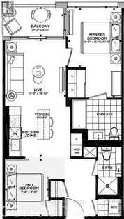 2 rooms apartment of 121 m² in Toronto