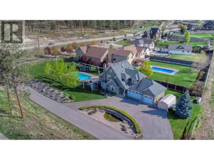 Luxury 4 Bed 4 Bath Home with Pool and Suite in Kelowna Upper Mission