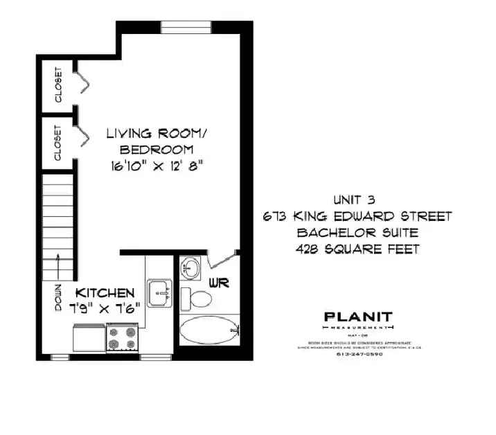 Sandy Hill U of O Bachelor Apartment for Rent