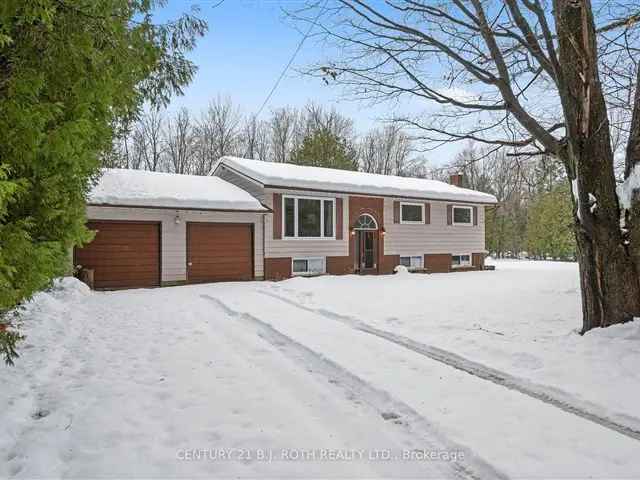 Well-Maintained Raised Bungalow in Oro-Medonte with Recent Upgrades