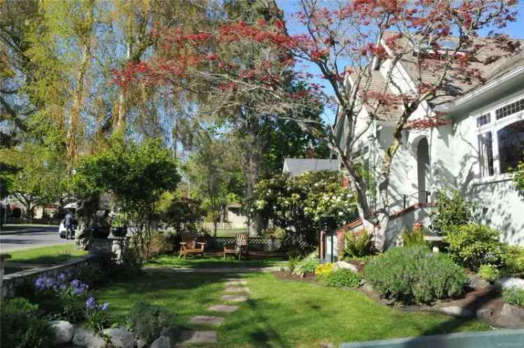 Buy Family Home in Oak Bay with Beautiful Gardens and Modern Comforts