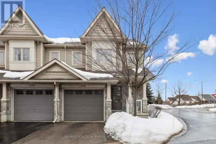 buy 3 bedroom townhome in Kitchener with large backyard and modern finishes