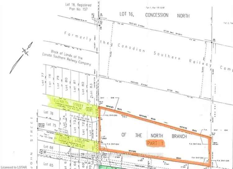 Vacant Land for Sale 25 Acres in Shedden Southwold Township