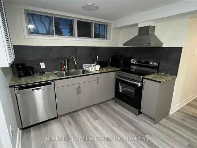 2 Bedroom Lower Unit Apartment Near Bayview Secondary School