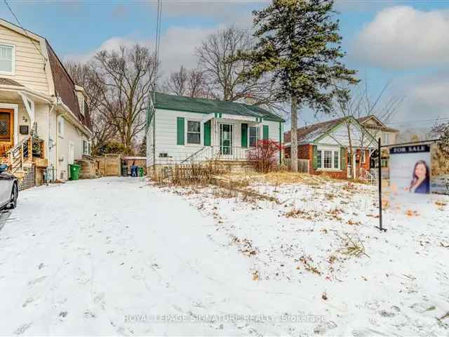 Investor & Builder Opportunity Charming Bungalow On 120ft Lot