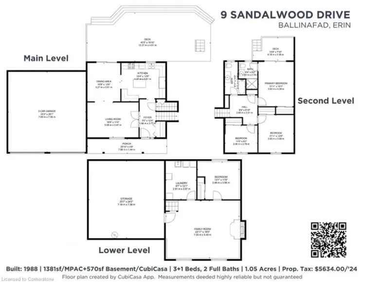 Country Living in Erin 3-Bedroom Side Split with 1+ Acre Lot