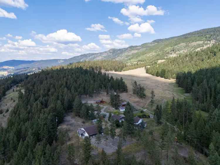 Beautiful and Private Large Acreage Close to Mamette Lake - Merritt, BC