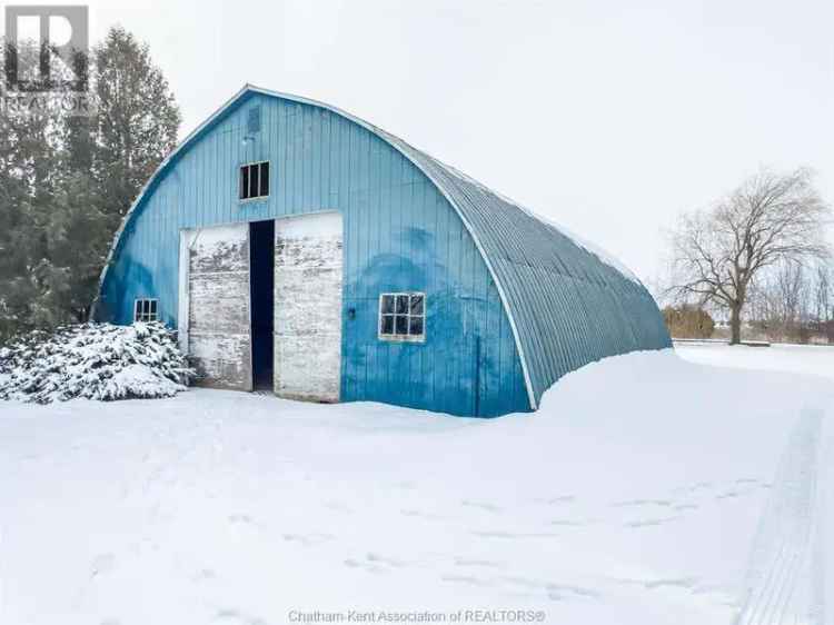 Updated Farmhouse on 4.76 Acres with Quonset Hut