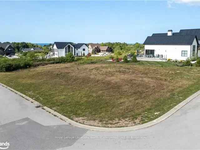 Dream Home Lot with Stunning Views of Niagara Escarpment and Georgian Bay