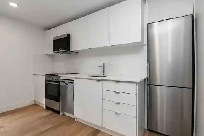 Rent renovated bachelor studio apartment in Parkdale Toronto features included