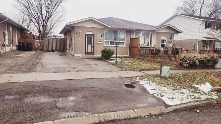 Spacious Semi-Detached Home Near Downtown Brampton