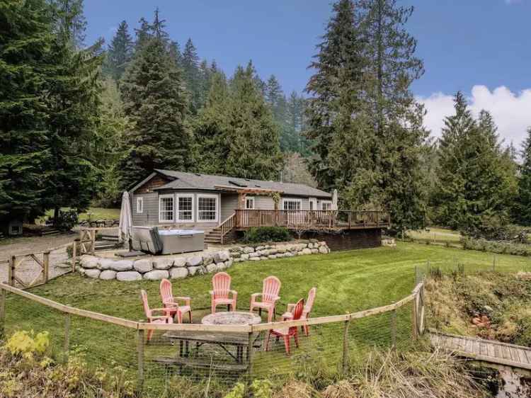 A $1,549,000.00 House with Acreage with 3 bedrooms in Gibsons & Area, Sunshine Coast