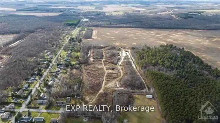 28.25 Acres in Limoges A1 Zoned Land Development Potential