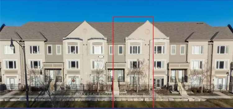 Rent 2 Story Townhome in Bram-West with Pond View and Modern Features