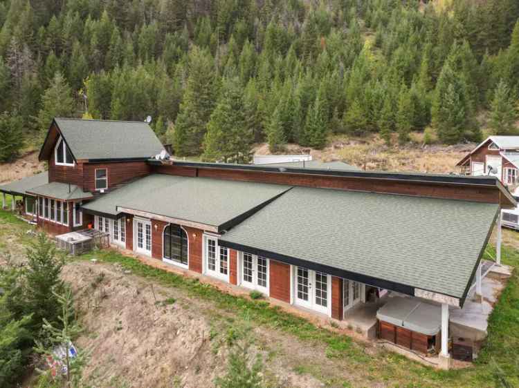 Buy Country Estate in Princeton BC with Custom Home and Outdoor Features